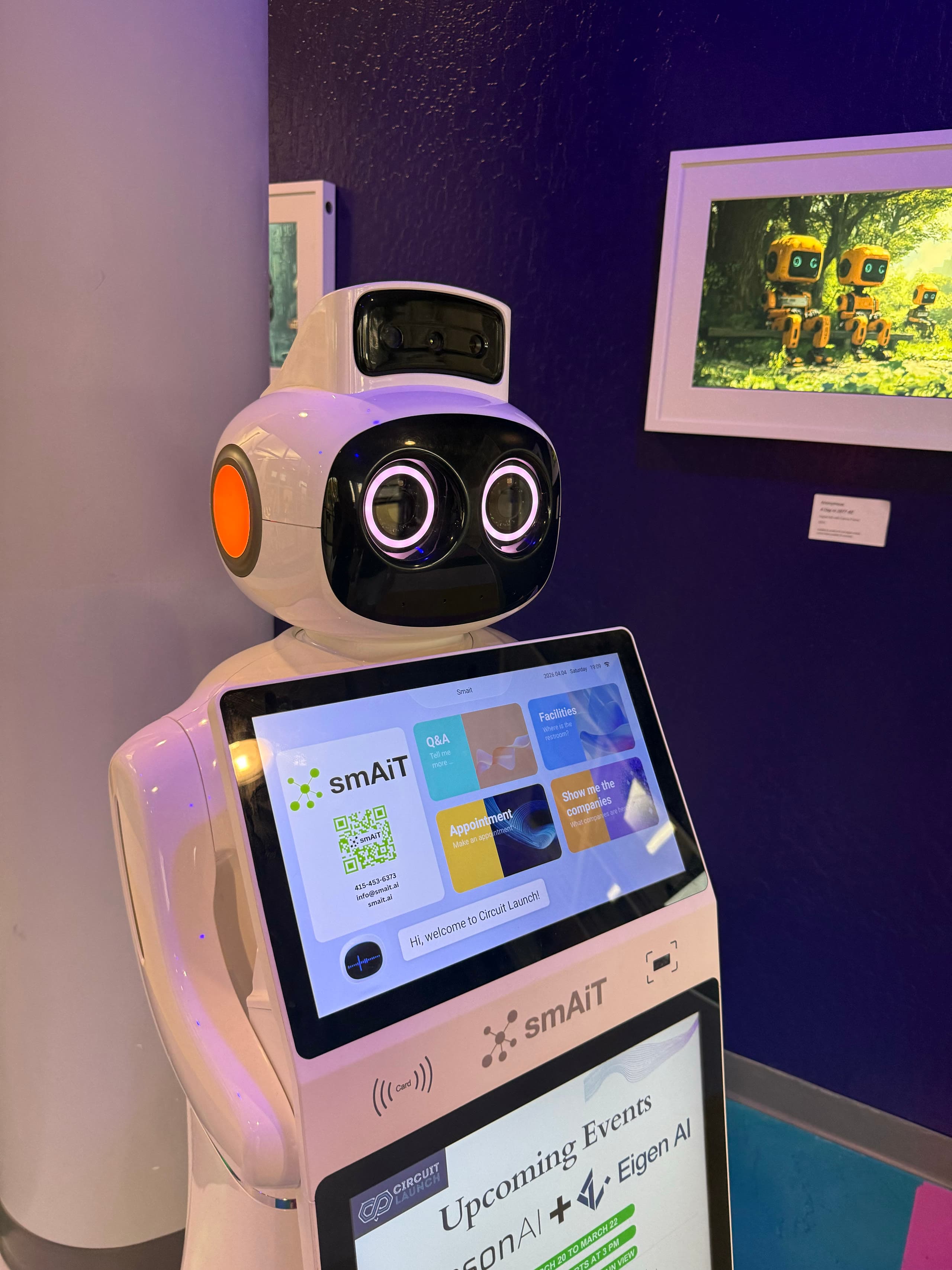 A physical AI robot interface