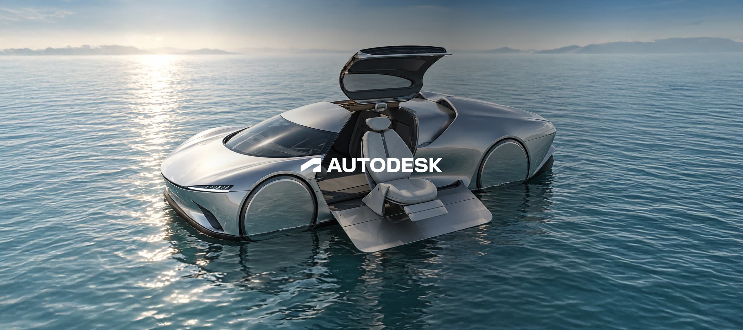 AEON concept car on water — home teaser